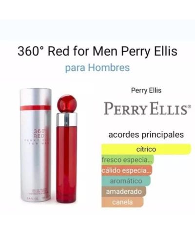 360 red for Men Perry Ellis